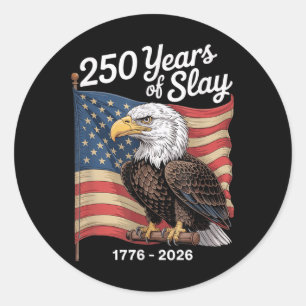 Adesivo 250 Anos De Slay Eagle Eua 250 Anos