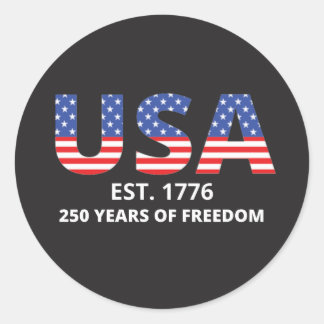 Adesivo 250 Years Of Freedom