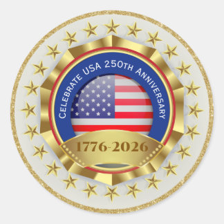 Adesivo 250th Anniversary USA Patriotic | 1776–2026