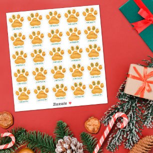 Adesivo 25 Dias Personalizados de Dezembro Calendário de A