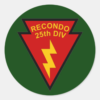 Adesivo 25 Infantry Recondo patch de bolso