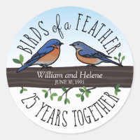 25o Aniversário de casamento, Bluebirds de uma
