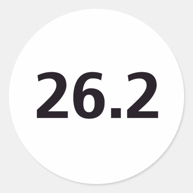 Adesivo 26,2 redondos (Frente)