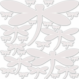 Adesivo 26 Dragonfly vinil Stickers Cor neutra