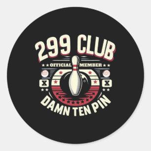Adesivo 299 Club Oficial Membro Adulto Humor Funny Dez Pin