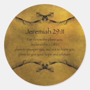 Adesivo 29:11 de Jeremiah