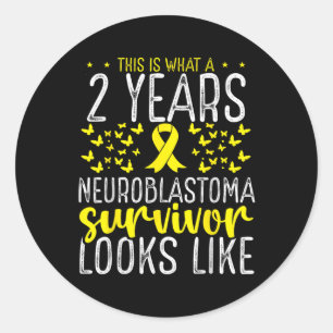 Adesivo 2 anos Neuroblastoma Aw, Sobrevivente de câncer in