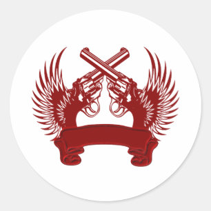 ADESIVO 2 ARMAS LEVANTAM CUSTOMIZÁVEL