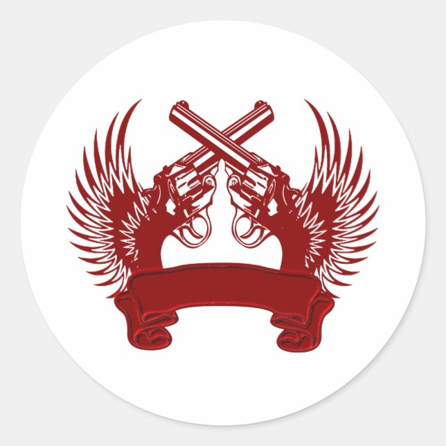 ADESIVO 2 ARMAS PERSONALIZÁVEIS (Frente)