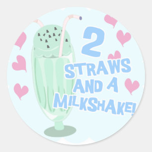 Adesivo 2 Estreitos e um Milkshake