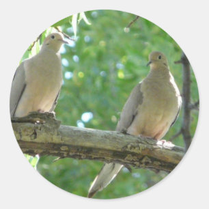 Adesivo 2 pombas da manhã