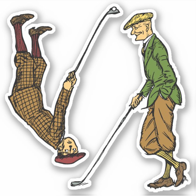Adesivo 2 Vintage Macho Golfiers Stickers (Frente)