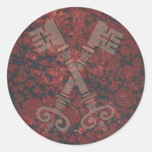 Adesivo 2as chaves medievais contra a obscuridade -