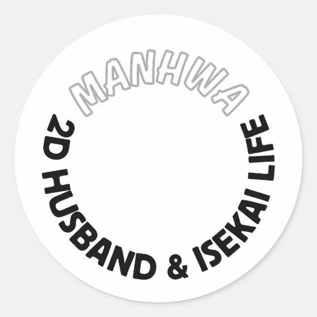 Adesivo 2d husband and isekai life sticker | manhwa sticke (Frente)