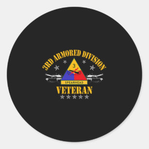 Adesivo 3ª Divisão Armada Veteran Vintage Patriótica Fla