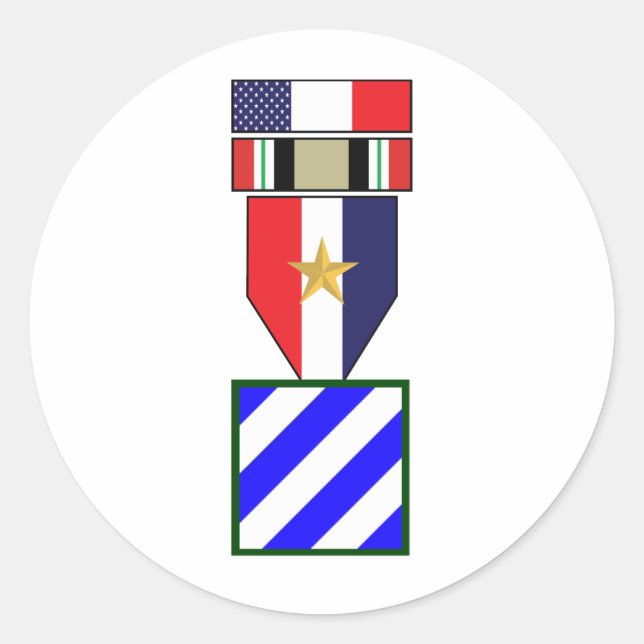 Adesivo 3ª Divisão de Infantaria Campanha de Guerra no Ira (Frente)