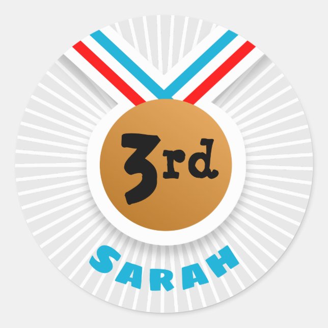 Adesivo 3º lugar (Frente)
