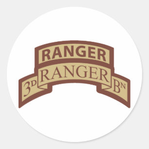 Adesivo 3º Ranger Bn, Ranger Tab, Deserto