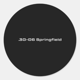 Adesivo .30-06 Springfield Hunting Lover Gift