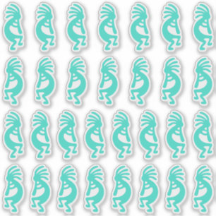 Adesivo 30 Formas de Kokopelli Turquoise Sudoeste