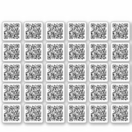 Adesivo 30 Site de Código QR de Geração Personalizada