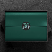 30 Verde | Festa de Aniversário de Aniversário Neg