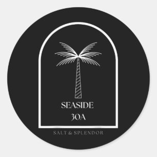 Adesivo 30a Gráfico de Souvenir de Férias na Costa da Flór