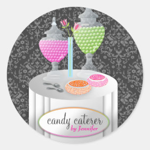 Adesivo 311-Candy damasco cinzento do fornecedor  