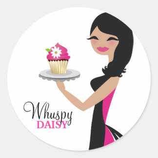 Adesivo 311-Daisy Cupcake Cutie | Wavy Brunette
