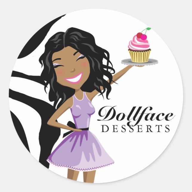 Adesivo 311 Descendentes De Dollface Ebonie Zebra (Frente)