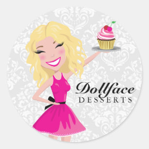 Adesivo 311 Dollface Desserts Blondie Damask
