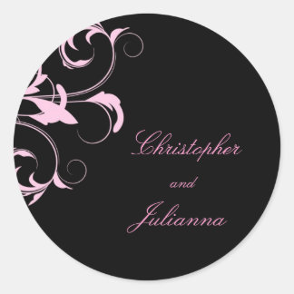 Adesivo 311-Julianna Pink Licorice Damask