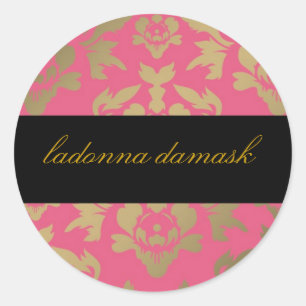 Adesivo 311 Ladonna Damask - Rosa