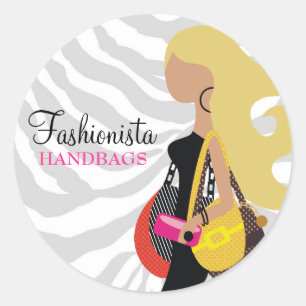 Adesivo 311 Loira Fashionista Zebra