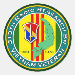 Adesivo 313th Bn do RR - ASA Vietnam