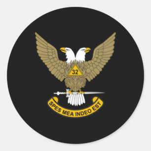Adesivo 32º Grau Mason 32 Masonic Scottish Rite Up