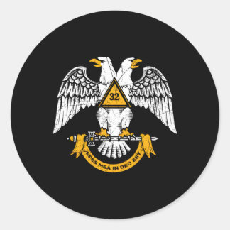 Adesivo 32º Grau Masonic Scottish Rite Wings Down Fathe
