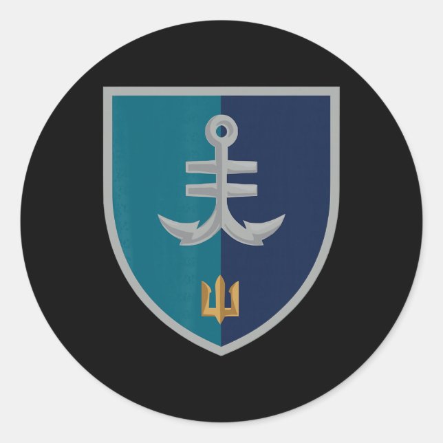 Adesivo 35th Naval Infantry Brigade (ukraine) Ukrainian Mi (Frente)