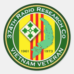 Adesivo 374th RRC 2 - ASA Vietnam