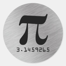 Adesivo 3.1459265 Pi Constante Matemática