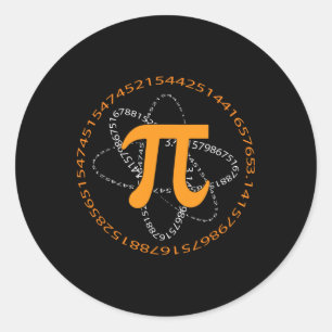 Adesivo 3.14 Design De Matemática Para Pi Dia 1