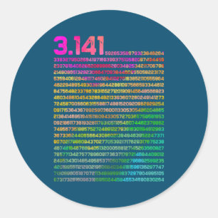 Adesivo 3 14 Professor de Física de Matemática Irracional
