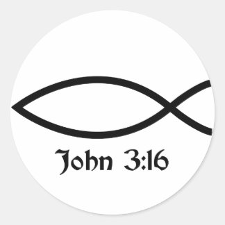 Adesivo 3:16 de John