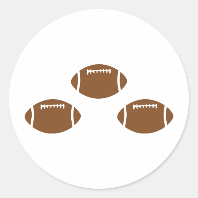 Adesivo 3 bolas de futebol (Frente)