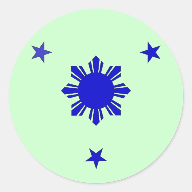 Adesivo 3 estrelas e um sol (Frente)