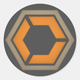 ADESIVO 3" HEX LOGO STICKER DEM