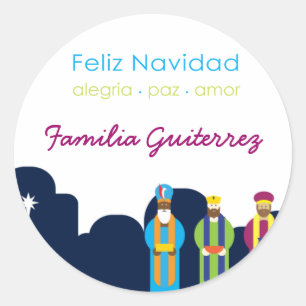 Adesivo 3 Reyes Greeting Sticker