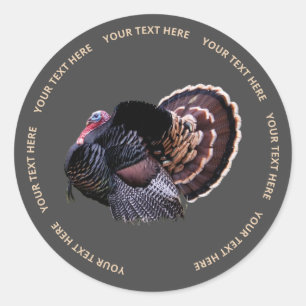 Adesivo 3" Round Wild Turkey Sticker