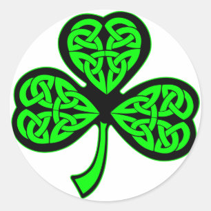 Adesivo 3 Shamrock Celular Folha