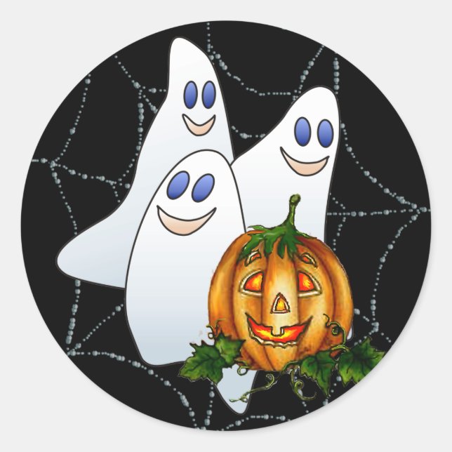 Adesivo 3 SPOOKS, WEB & JACK por SHARON SHARPE (Frente)